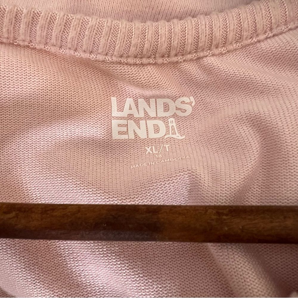 Lands' End Women's Cozy 2 Piece Pajama Set Top and Pants - Picture 5 of 8